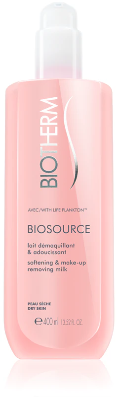 Biotherm Biosource make-up removal milk for dry skin