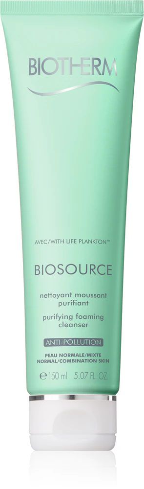 Biotherm Biosource cleansing foam for normal and combination skin
