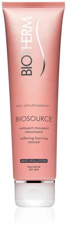Biotherm Biosource foaming cleansing cream for dry skin