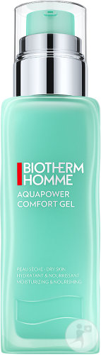 Biotherm Homme Aquapower Confort Gel Dry Skin Pump Bottle 75ml