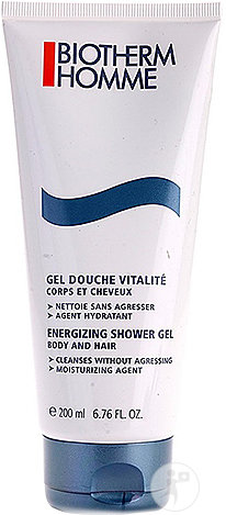 Biotherm Homme Shower Gel Vitality Body And Hair Tube 200ml