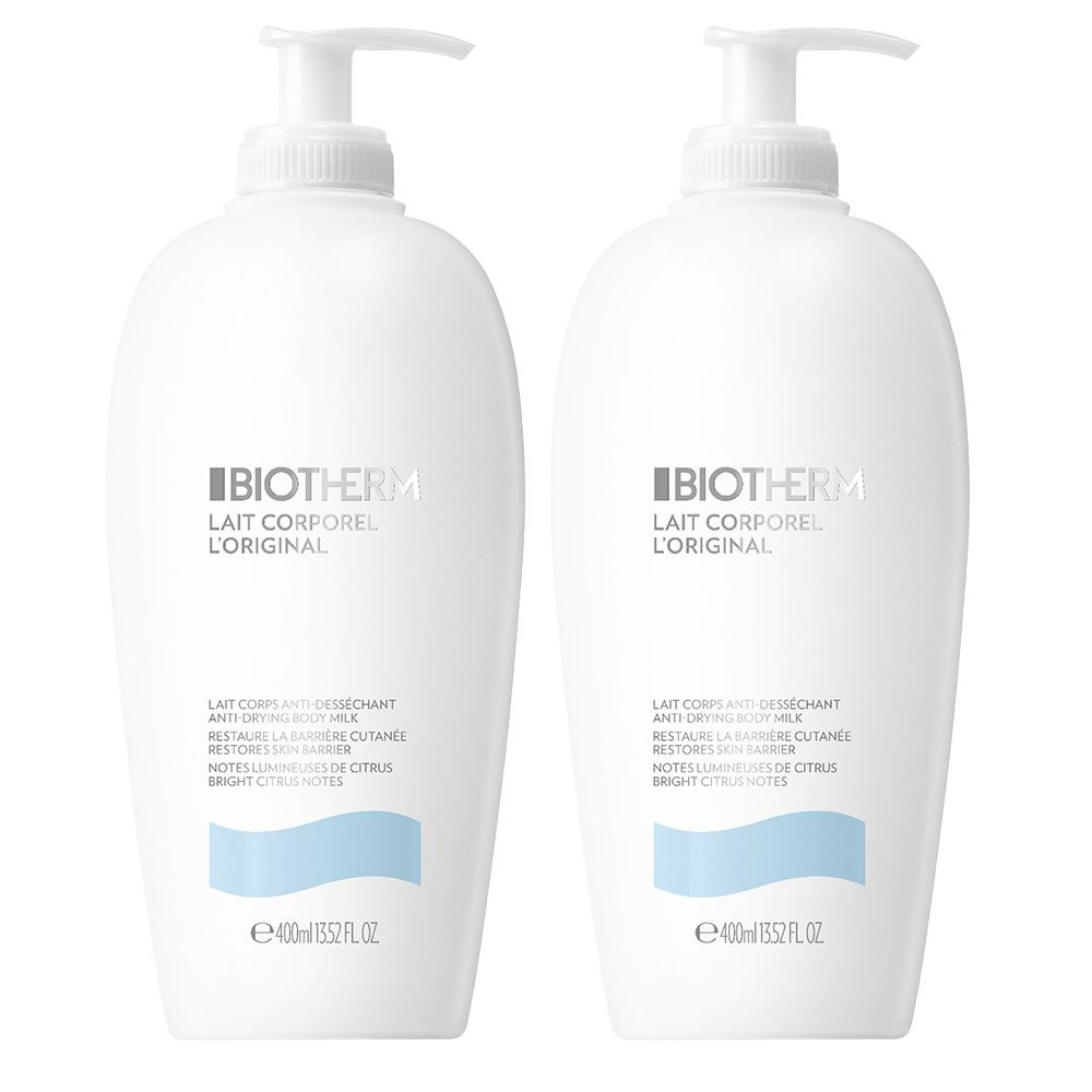 BIOTHERM Lait Corporel LOriginal 2x400 ml