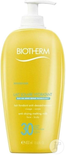 Biotherm sunscreen hydration SPF30 face and body bottle 400ml