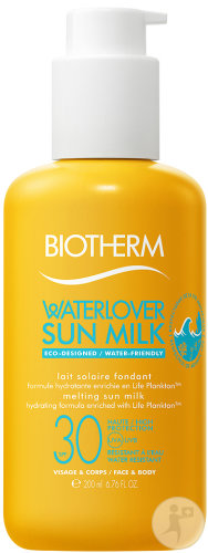 Biotherm Waterlover sun cream SPF30 pump bottle 200ml