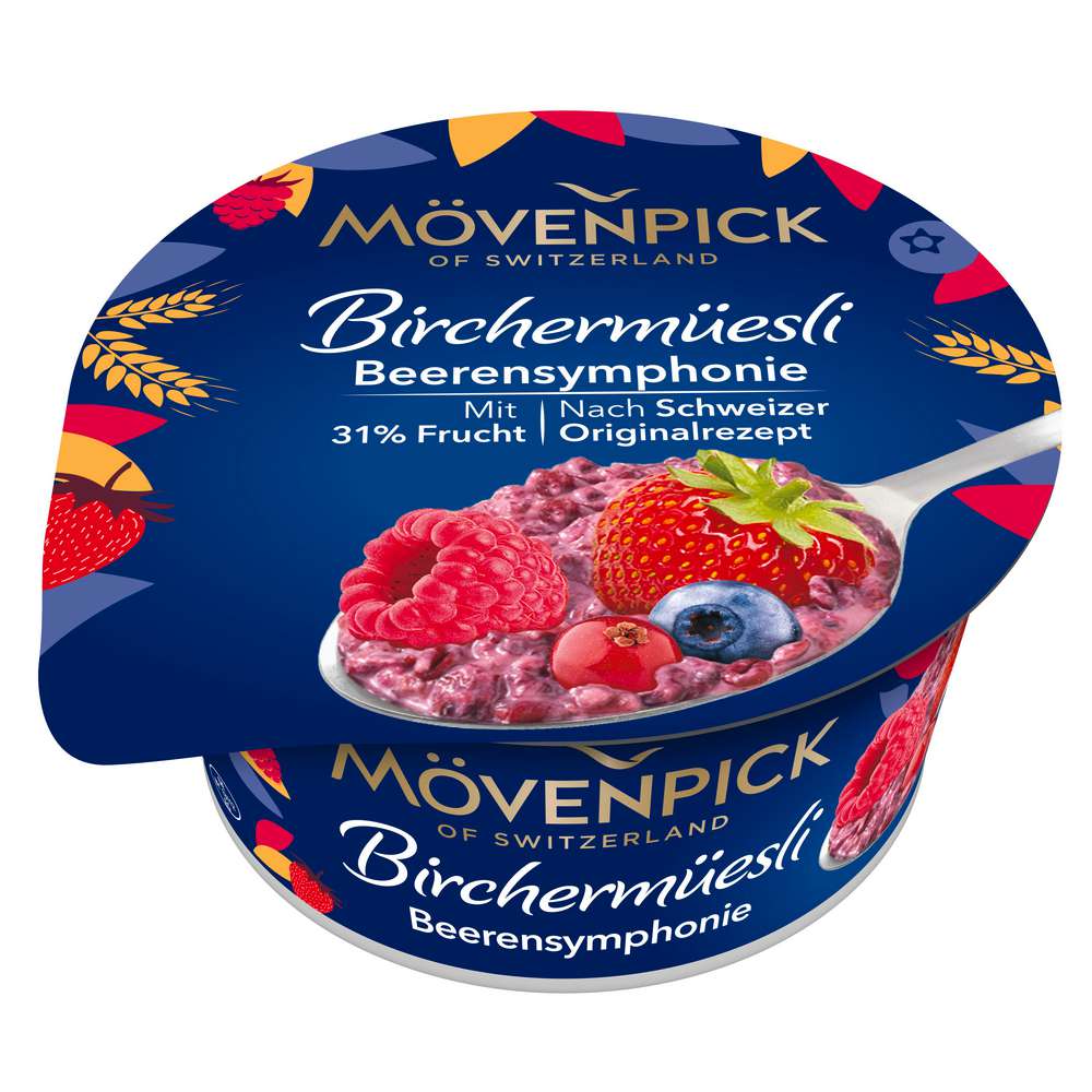Bircher muesli berry symphony