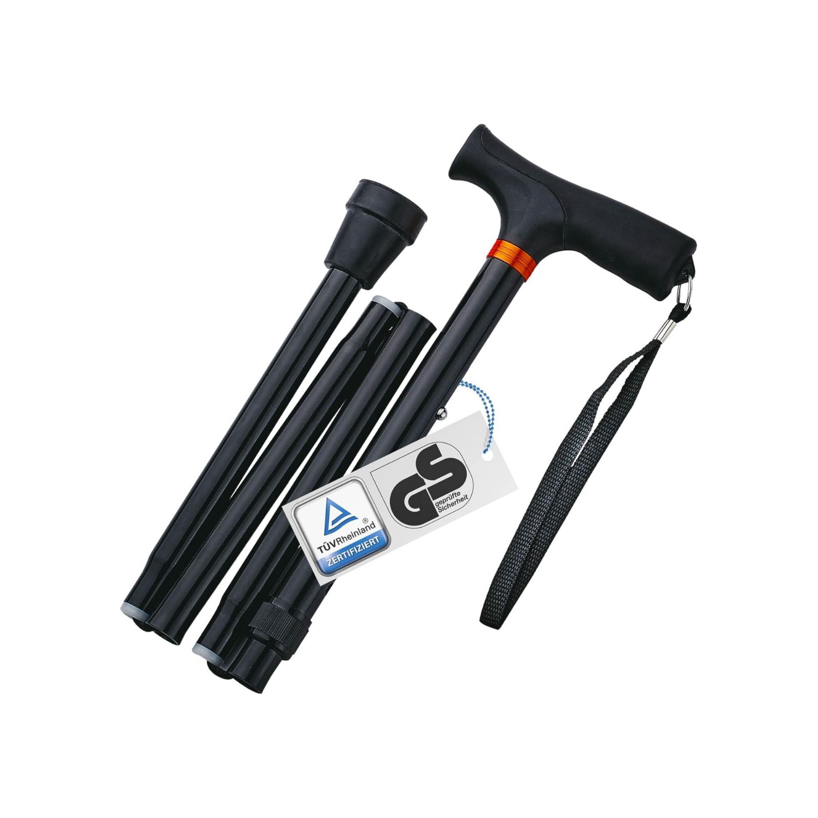 Bischoff & Bischoff walking stick foldable folding stick 1 Pc