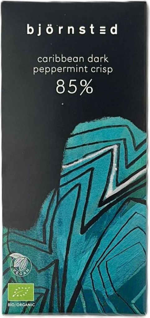 EcoFinia GmbH Björnsted Caribbean Dark Peppermint Crisp 85% dark chocolate 100g