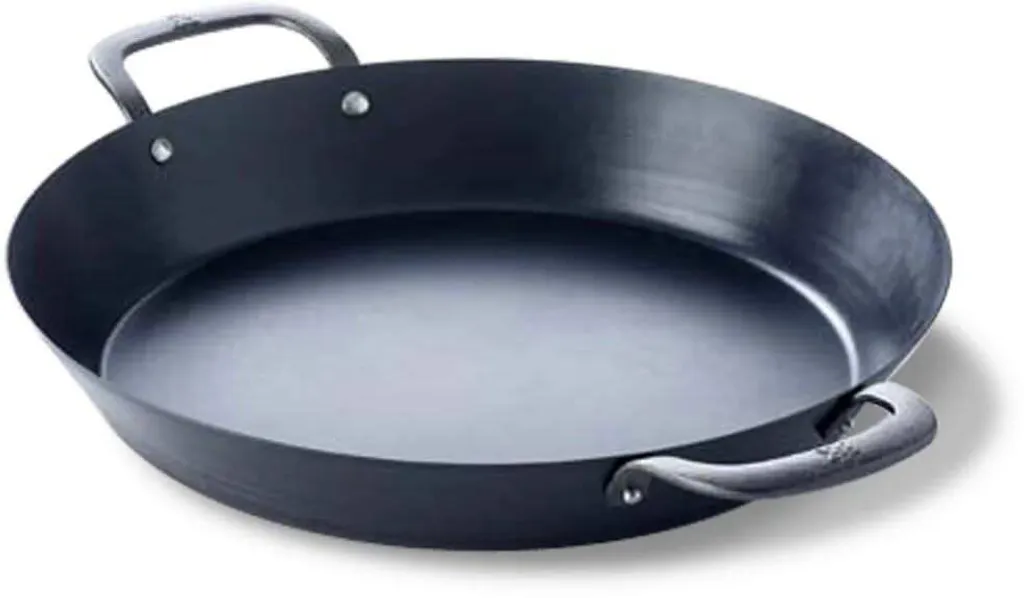 BK British Knights BK Paella Pan Black Steel ø 38 cm
