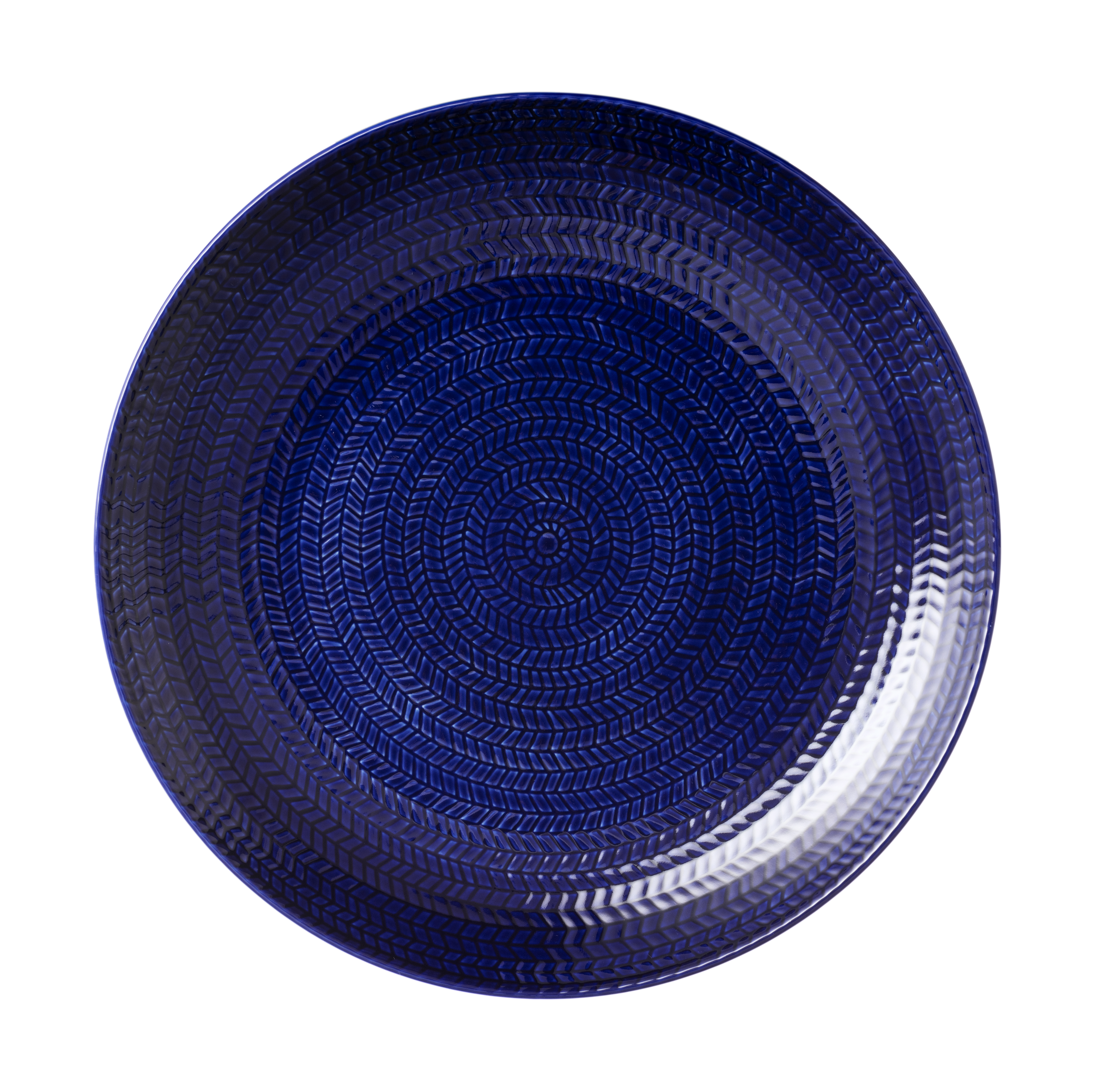 rorstrand Blå eld Plate, Blue, 26 cm