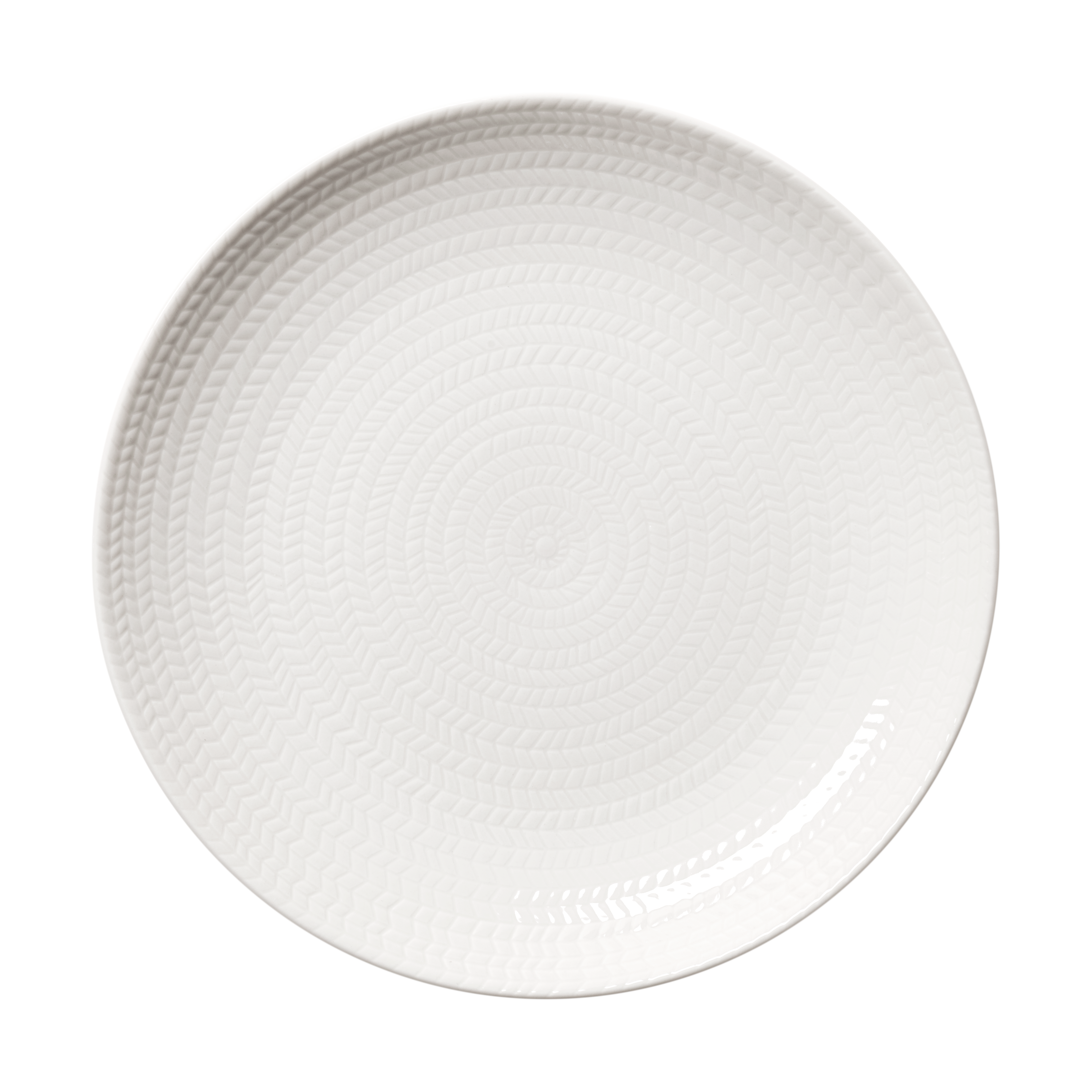 rorstrand Blå eld Plate, White, 26 cm