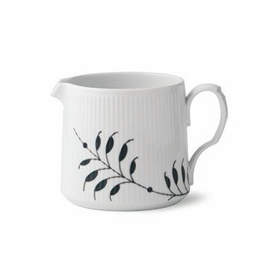 Royal Copenhagen Black Fluted Mega Black Modern Pot