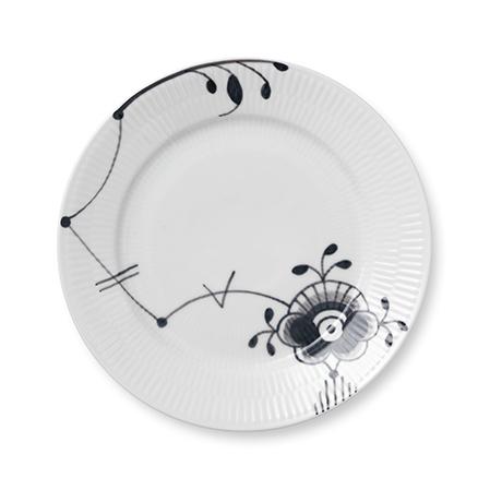 Royal Copenhagen Black Fluted Mega Plate Black