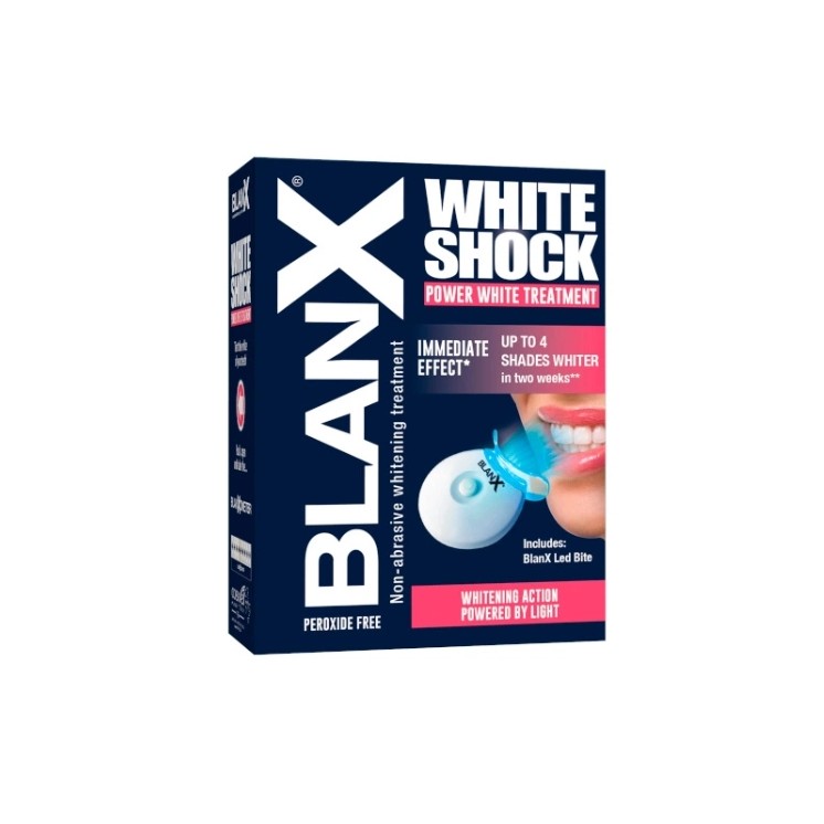 BlanX White Shock Intensive Teeth Whitening System (50ml Toothpaste + LED Light)