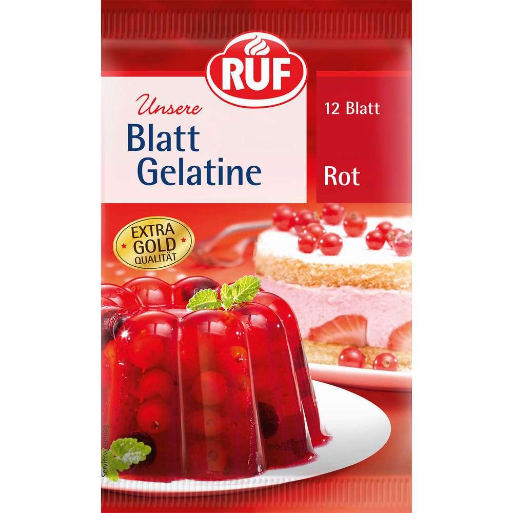 RUF Leaf gelatin, red