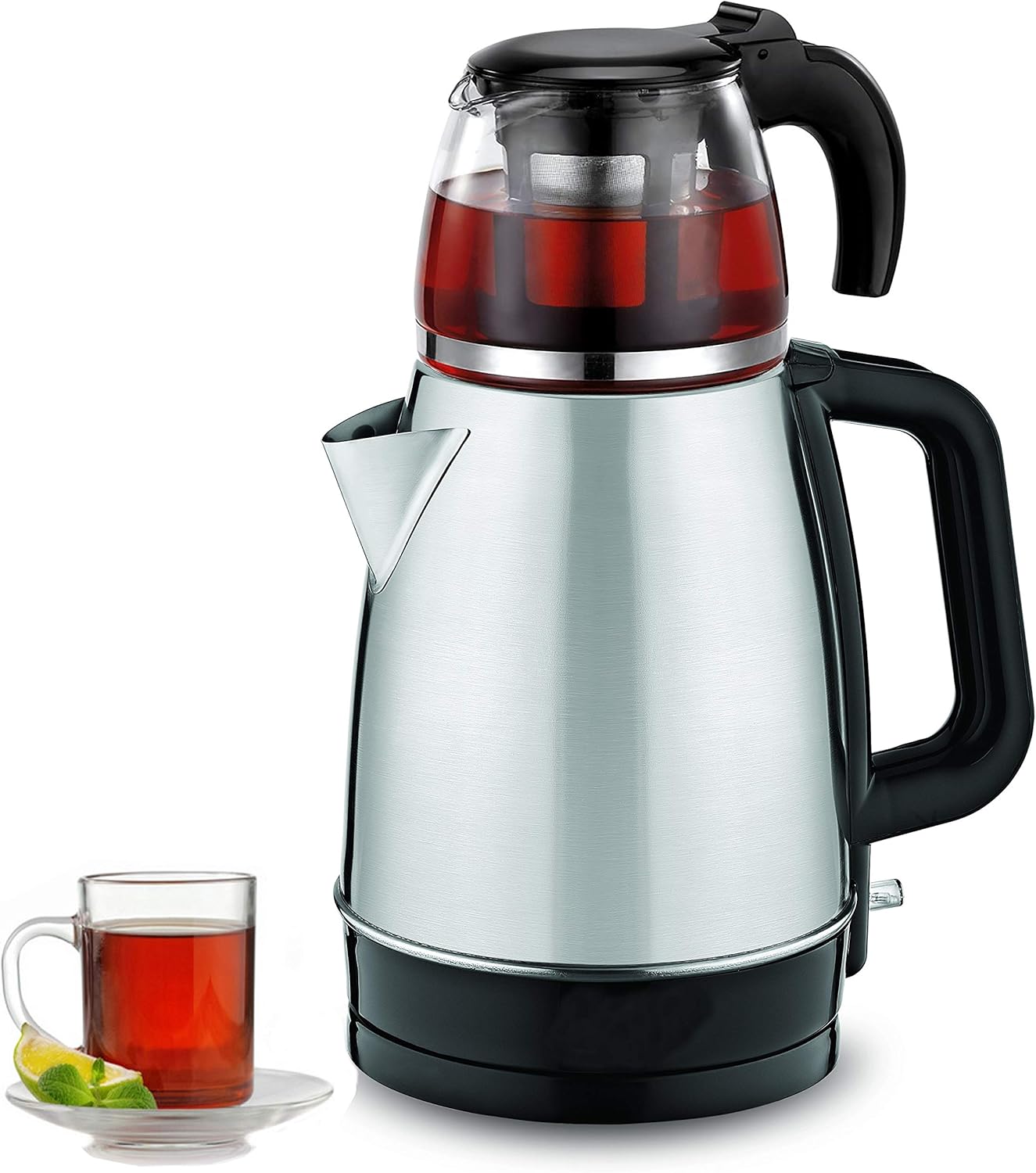 Teapot | 100% BPA Free | 2200 watts | Overheating Protection | Limescale Filter | Safety Glass | Tea Maker | Kettle | Tea Maker | Water Kettle | Tea Kettle