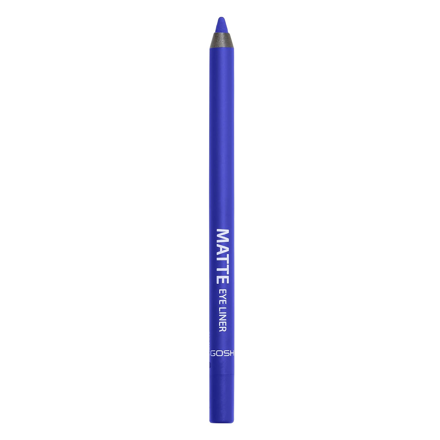 GOSH Matte Eyeliner in Bright Blue, Creamy Soft Texture for Easy Application, High Coverage, Ideal for Smokey Eyes, Perfect with Mascara, Vegan & Fragrance-Free, 008 Crazy Blue