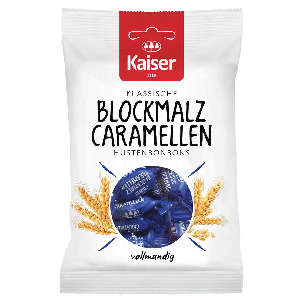 Block malt caramels