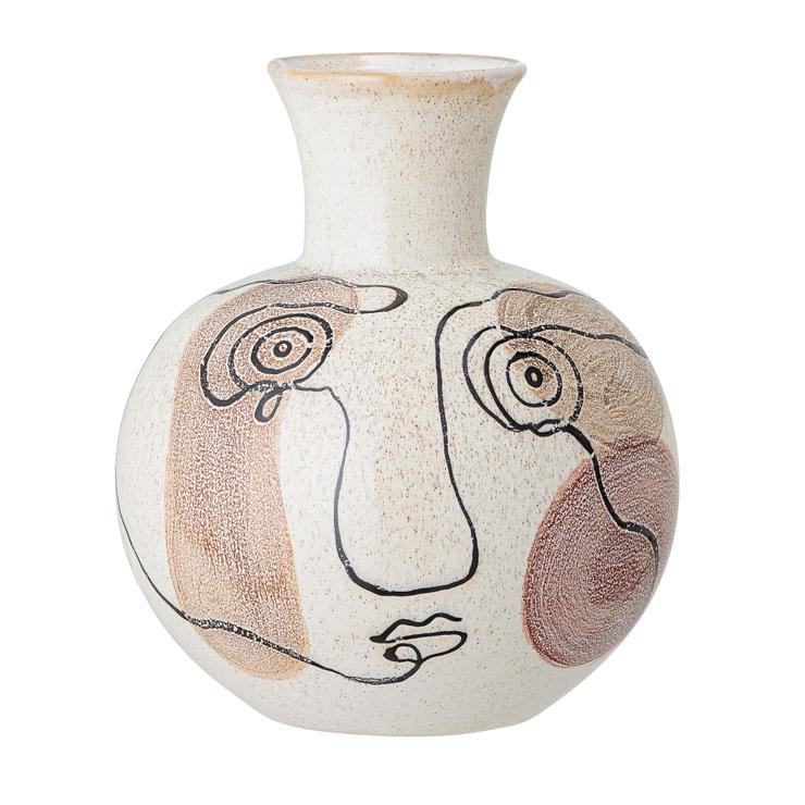 Bloomingville Vase Hand Painted 22.5Cm