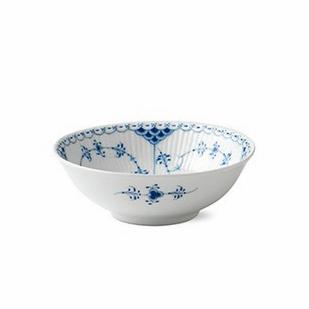 Royal Copenhagen Blue Fluted Half Lace Bowl