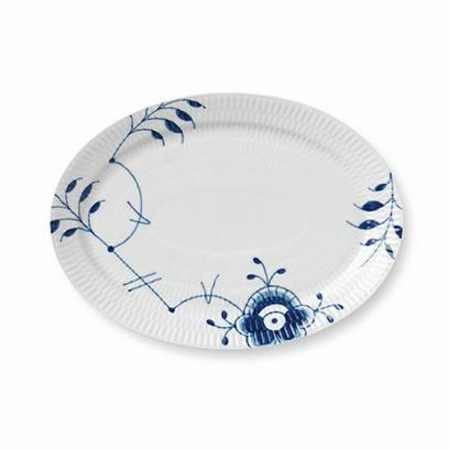 Royal Copenhagen Blue Fluted Mega Oval Dish 7
