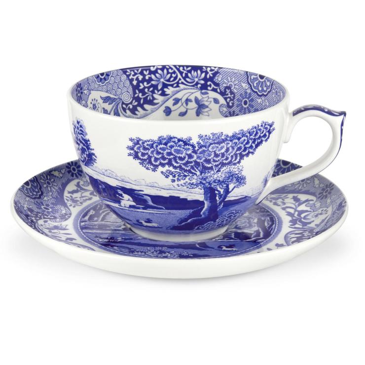 spode Blue Italian Jumbo cup