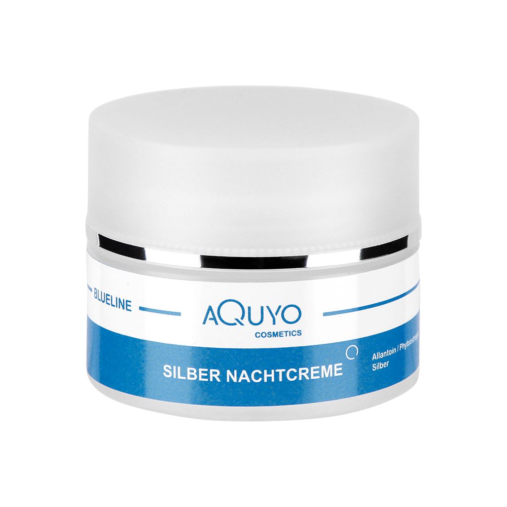 Blueline Night Cream, Anti-Aging Facial Cream, Facial Cream with Microsilver 50 ml
