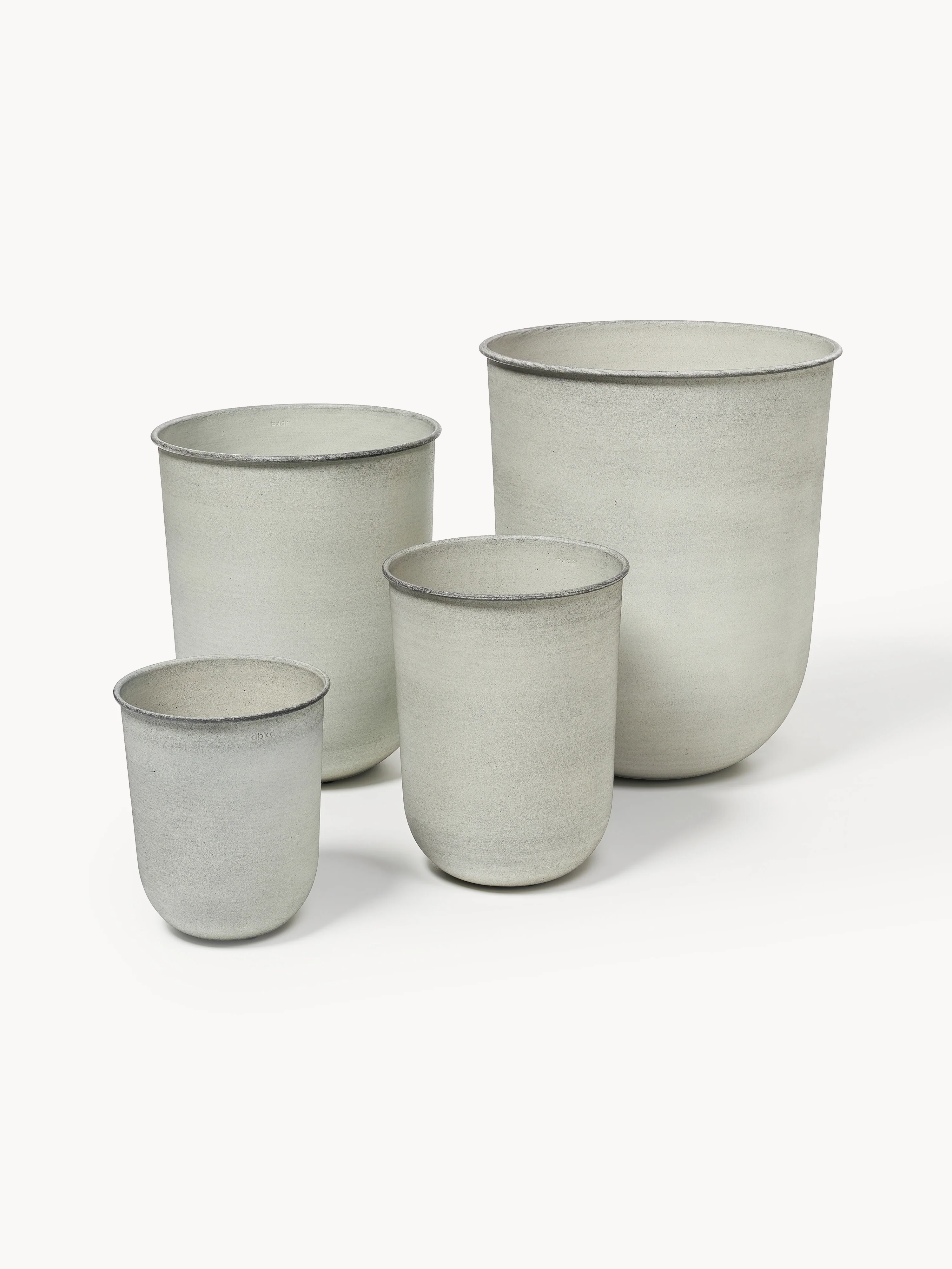 dbkd Flower pots Out, set of 4, Light beige, matte