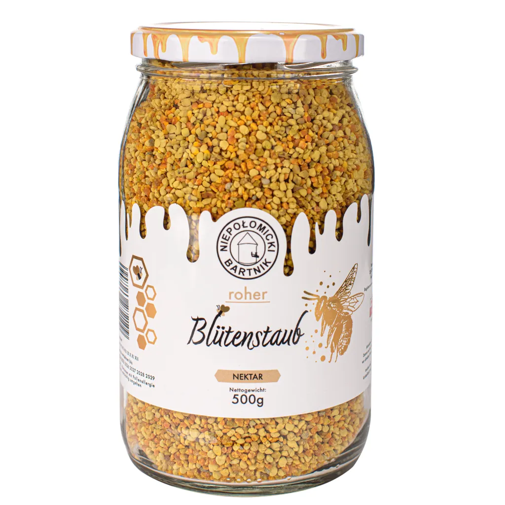 Niepolomicki Bartnik Flower pollen 500g – Fresh bee pollen in granulate form, pollen directly from the apiary