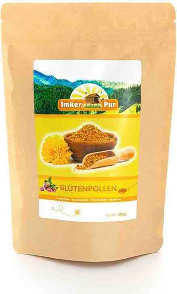 Flower pollen from ImkerPur, 1 kg, completely residue-free, sweet and mild