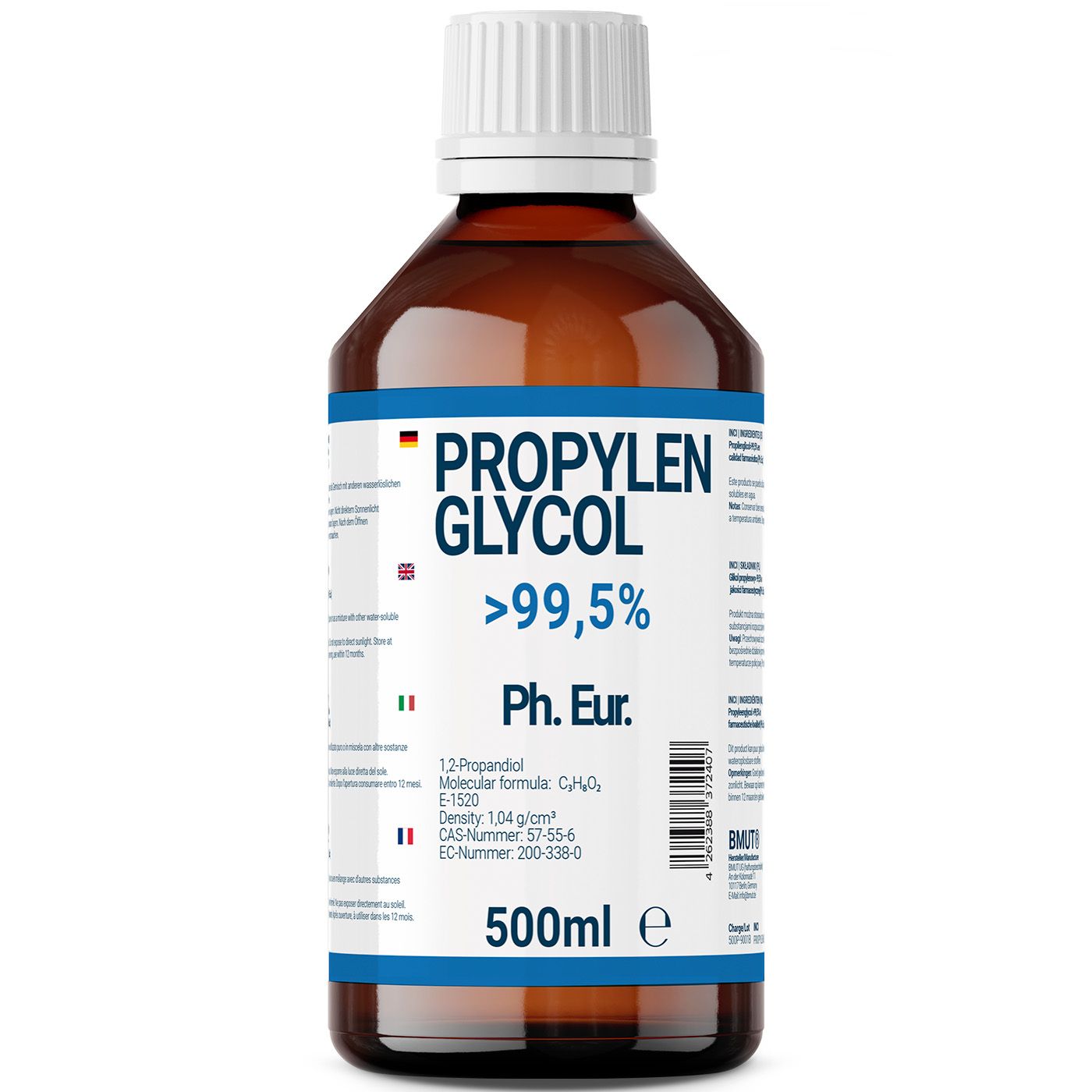 BMUT 500ml Pharmaceutical Grade Propylene Glycol