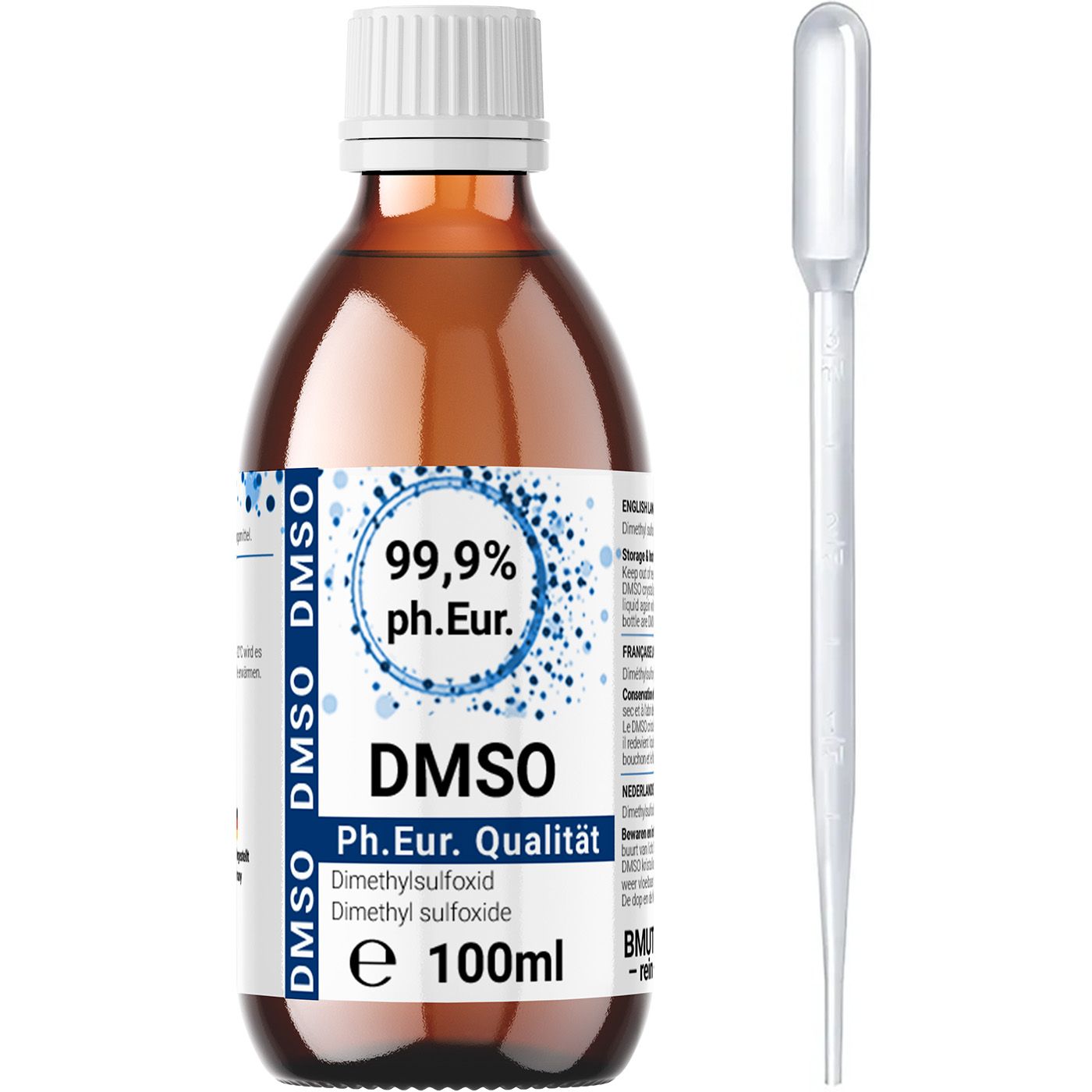 BMUT Dimethyl sulfoxide Ph. Eur. DMSO 99.9%, 100 ml