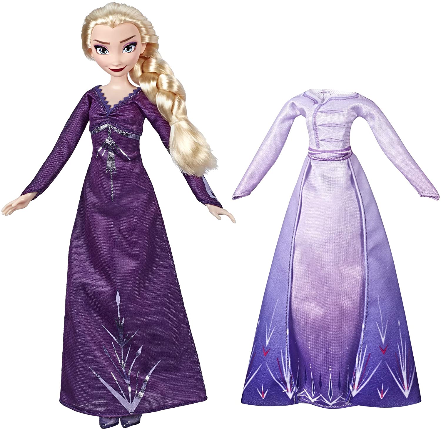Hasbro Disney Frozen Disney Frozen Arendelle Clothes Dream Elsa Fashion Doll With 2 Outfits, Pur