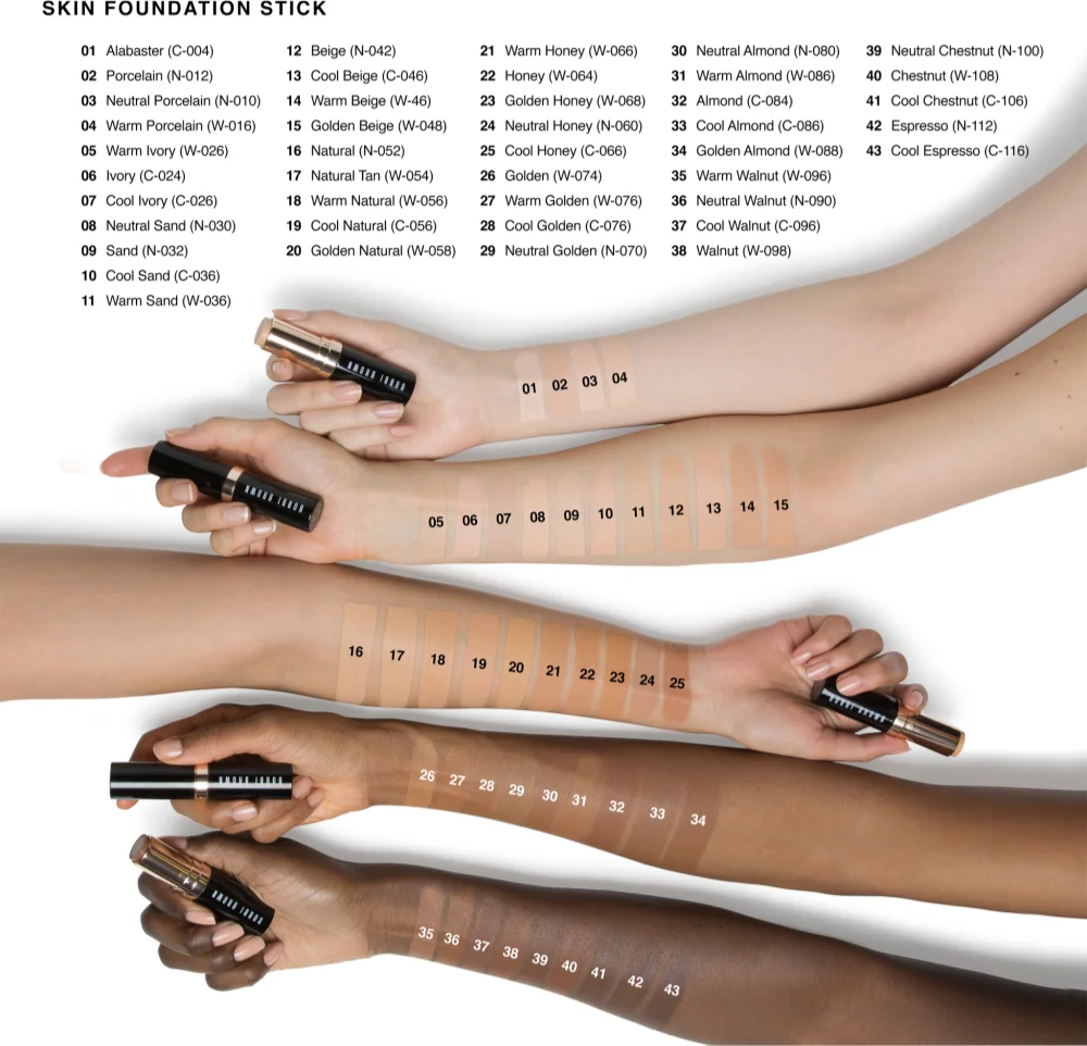 Bobbi Brown Skin Foundation Stick Multifunctional Makeup Stick Farbton Cool Walnut C-096 9 g