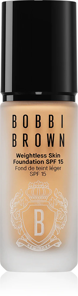 Bobbi Brown Weightless Skin Foundation SPF 15 Mini long-lasting mattifying make-up with moisturizing effect Farbton Warm Honey 13 ml