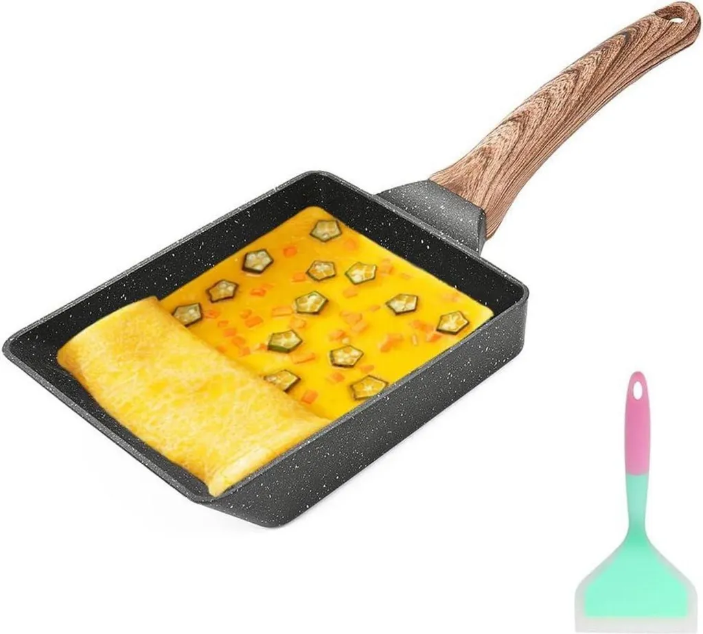 sonstige Bobikuke Tamagoyaki Pan - Japanese Omelette Egg Pan Nonstick Aluminium Rectangular - for Gas and Induction Hobs