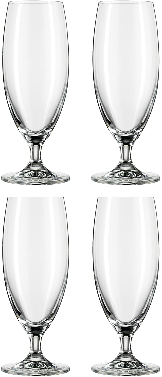 Bohemia Cristal 093 006 134 Beer Cup Approx. 0.4 Litre My Made of Crystal Set of 4