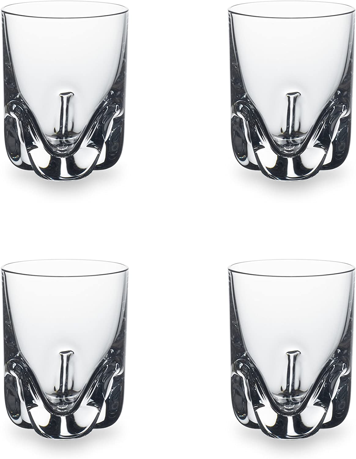Bohemia Cristal 093 006 144 Bohemia Cristal 093 006 144 Stamper Approximately 60 ml Made of Crystal Set of 4 \"