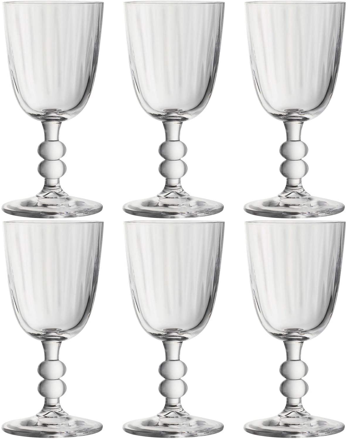 Bohemia Cristal New England Wine Glass, Height 16 cm, Capacity 205 militres, One Size