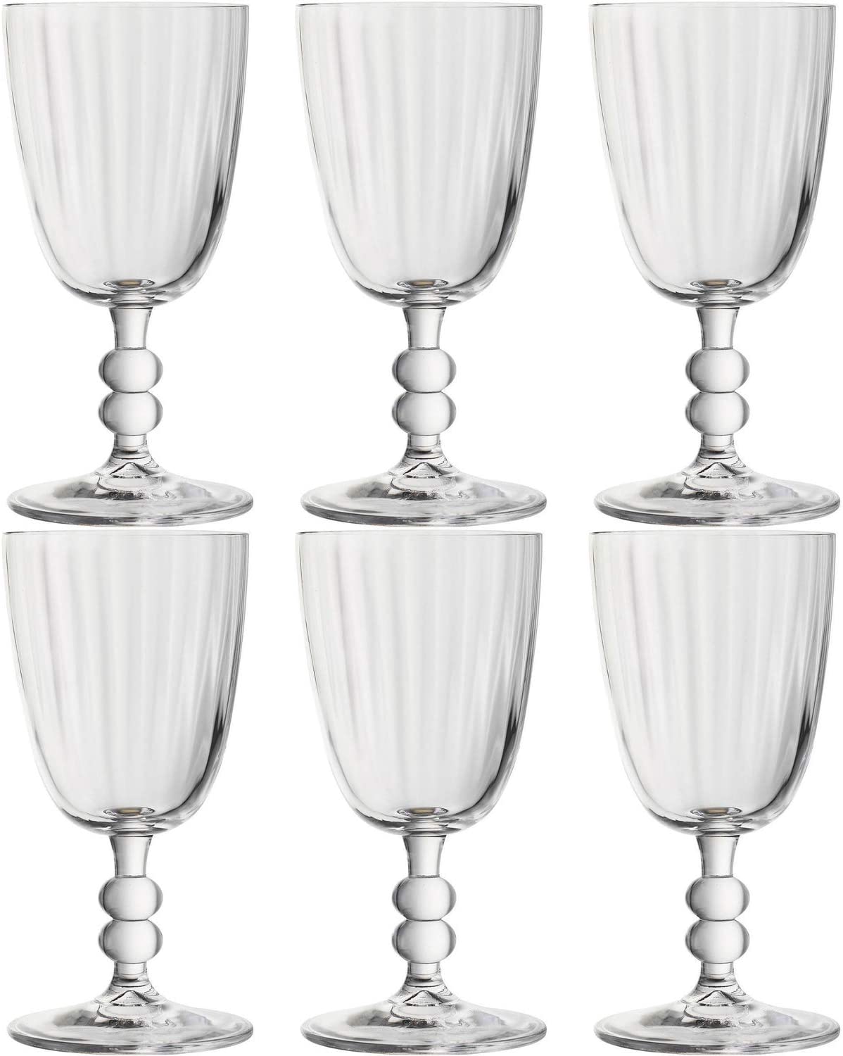 Bohemia Cristal New England Wine Glass, Height 17 cm, Capacity 270 Mililitres, One Size