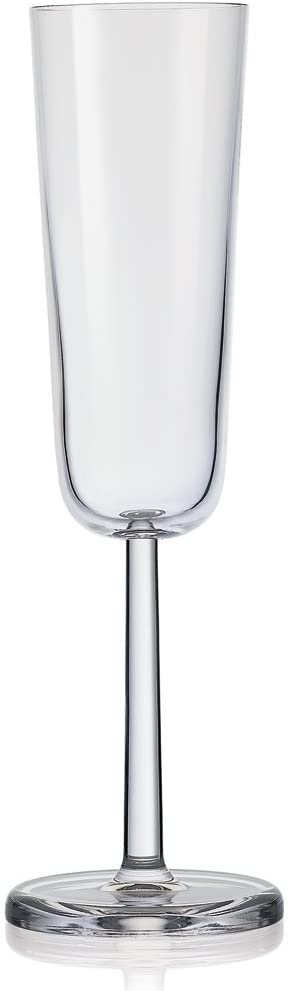 Bohemia Crystal Bastia Set Glasses Flûte, Glass, Transparent, 19 cl Set of 4