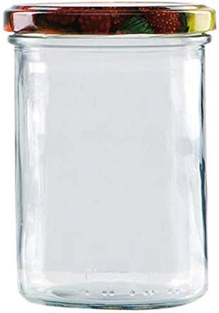 Weck bokaal Fishing 440 ml + Dm Wit S 6 AXY (168)