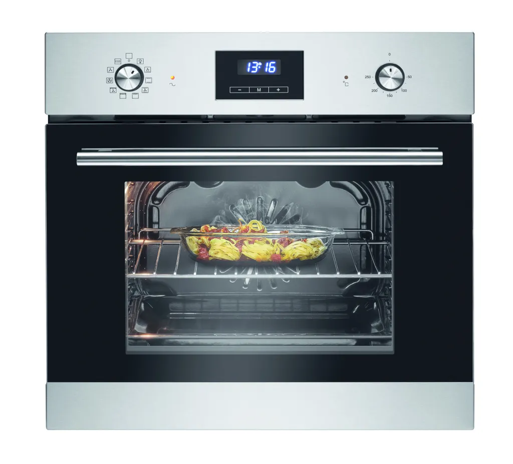 Bomann Built-in Oven with Grill, Convection & Top/Bottom Heat | 56L Oven | 50°C - 250°C | 9 Oven Functions & Removable Door | EBO 7911 inox