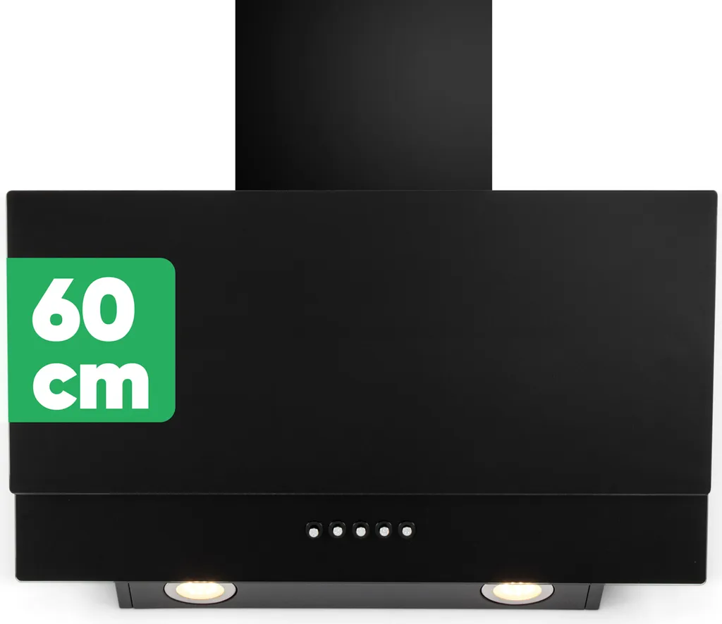 Bomann® 60cm Cooker Hood | Recirculating and Extraction Hood | Quiet | Mounting Hardware Included | 3 Speeds | Recirculating Cooker Hood | DU 7607 G