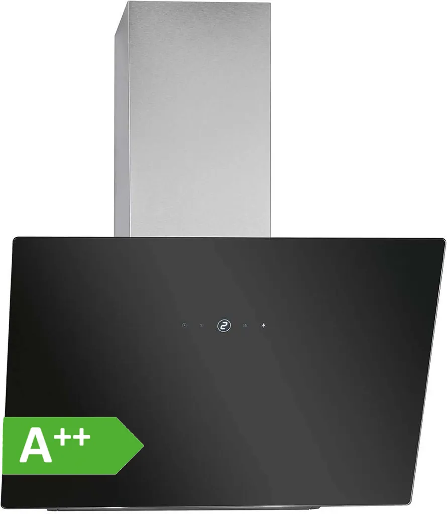 Bomann® 60cm extractor hood with brushless DC motor, recirculation or extraction mode, head-free hood with 9 power levels, angled hood including 5-layer aluminum filter - DU 7606.1