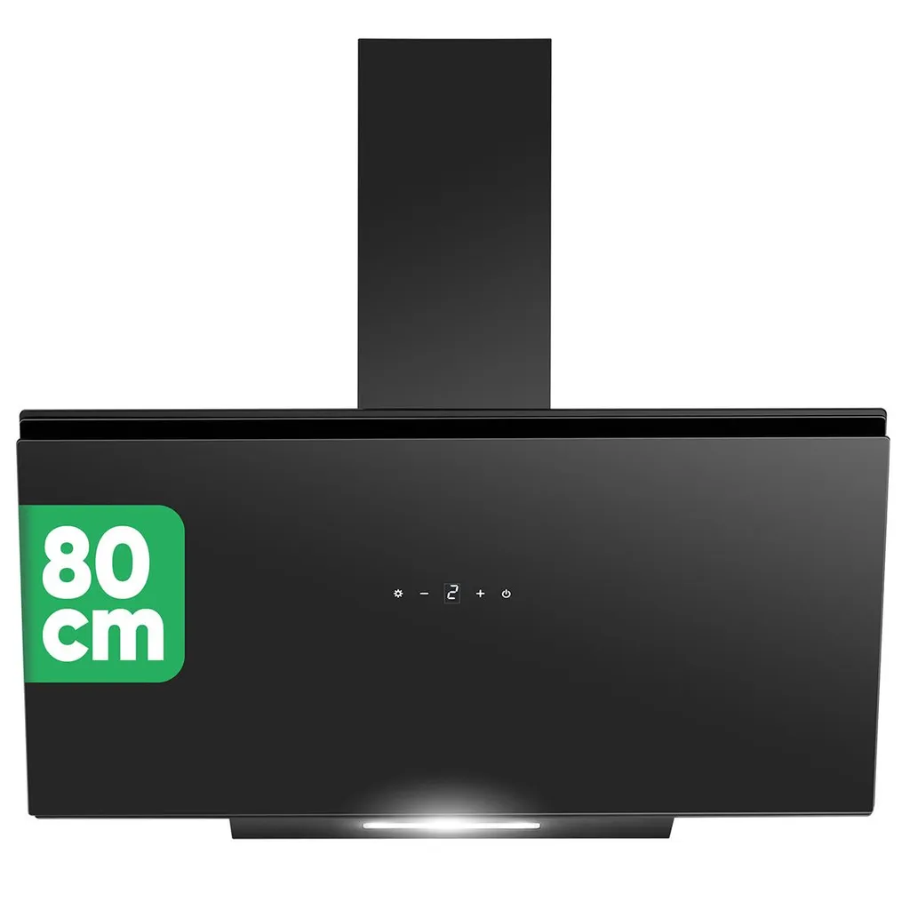 Bomann® 80cm wide extractor hood | Recirculating and ducted extractor hood | Mounting hardware included | Head-free hood | Recirculating extractor hood | DU 7612