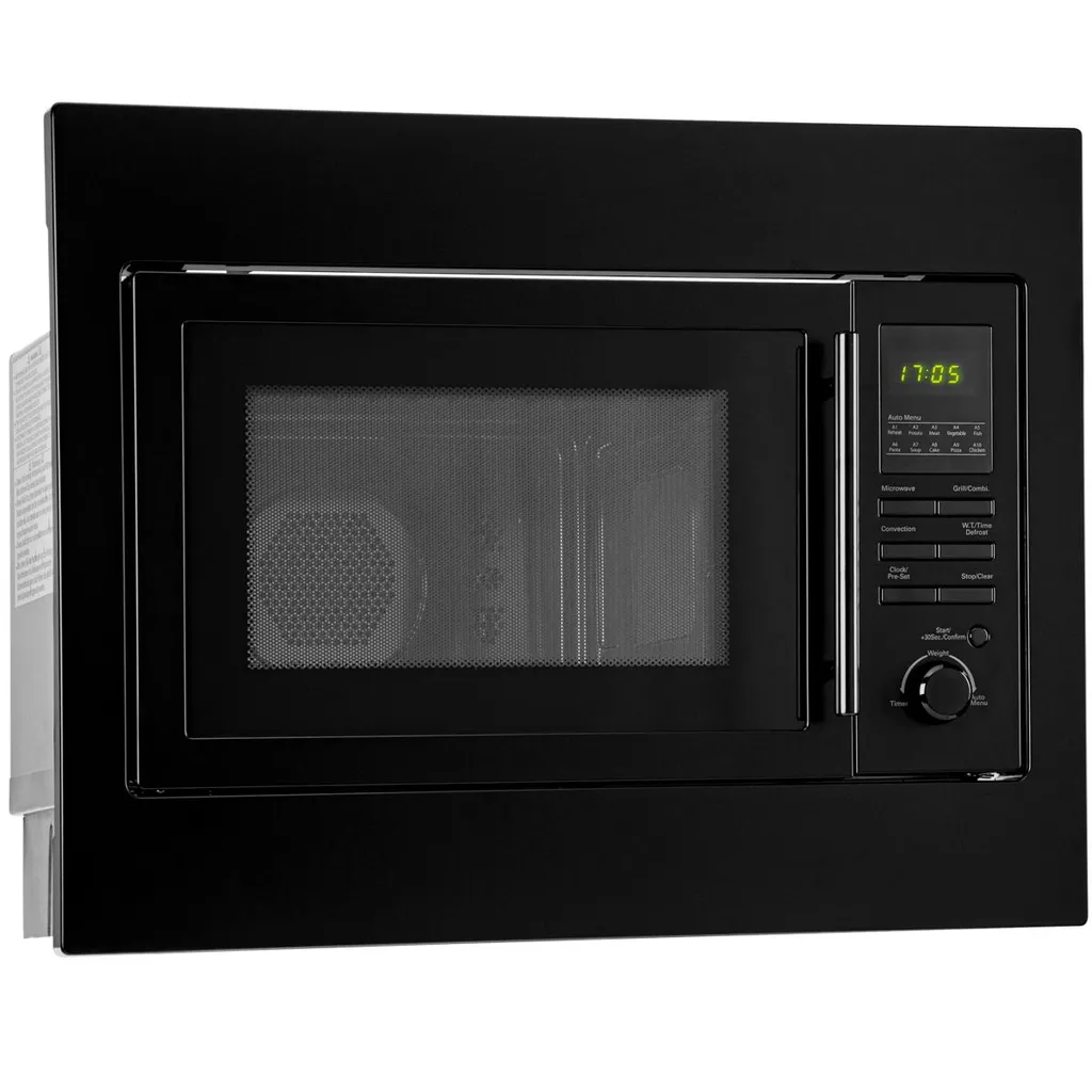 Bomann® Built-in Microwave with Grill and Convection | 60cm | incl. Grill Rack and Turntable | 25L Built-in Microwave Oven | MWG 2216 H EB Black