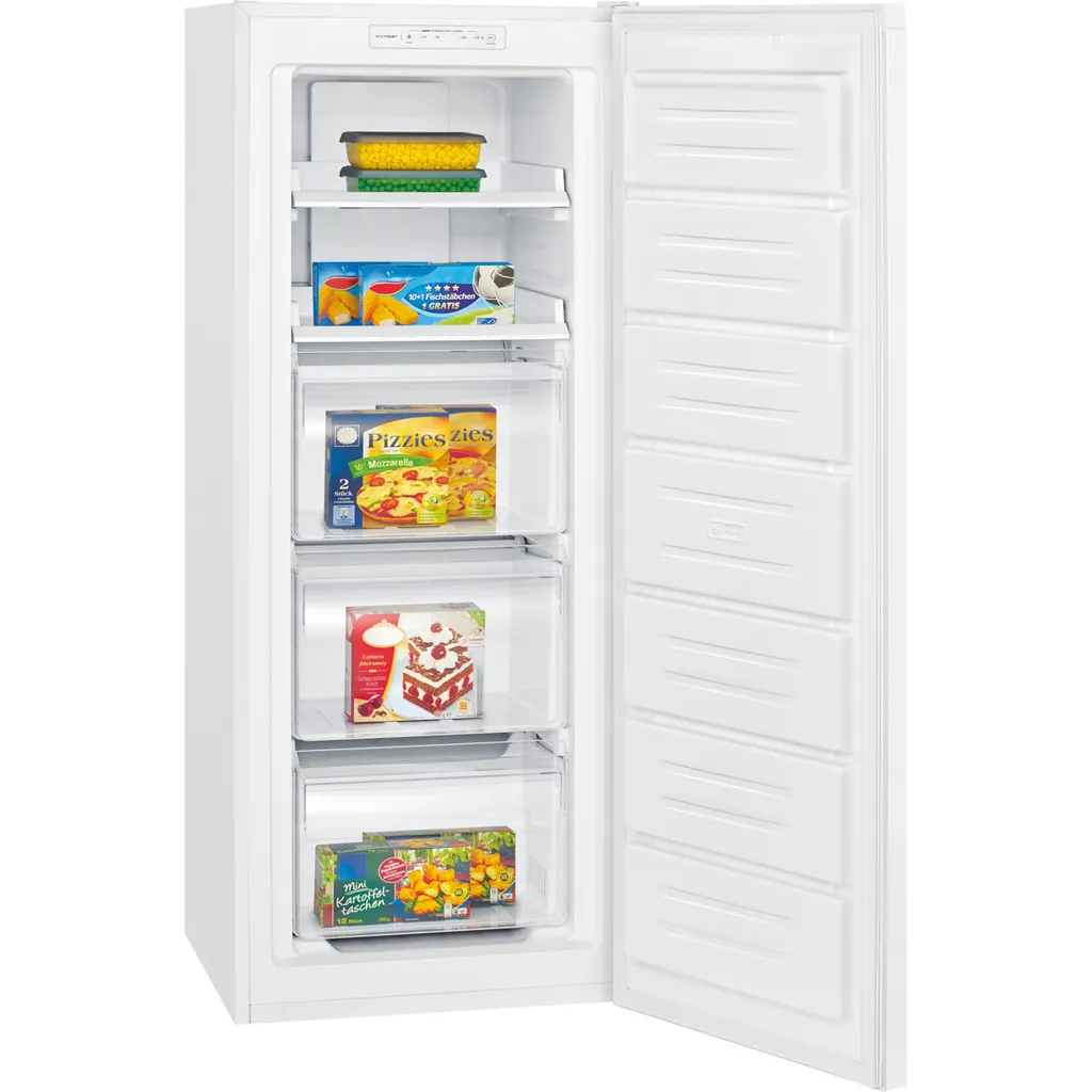 Bomann® freestanding NoFrost freezer 161 L | Total NoFrost | Fast freeze function and MultiAirflow system | GS 7362 white