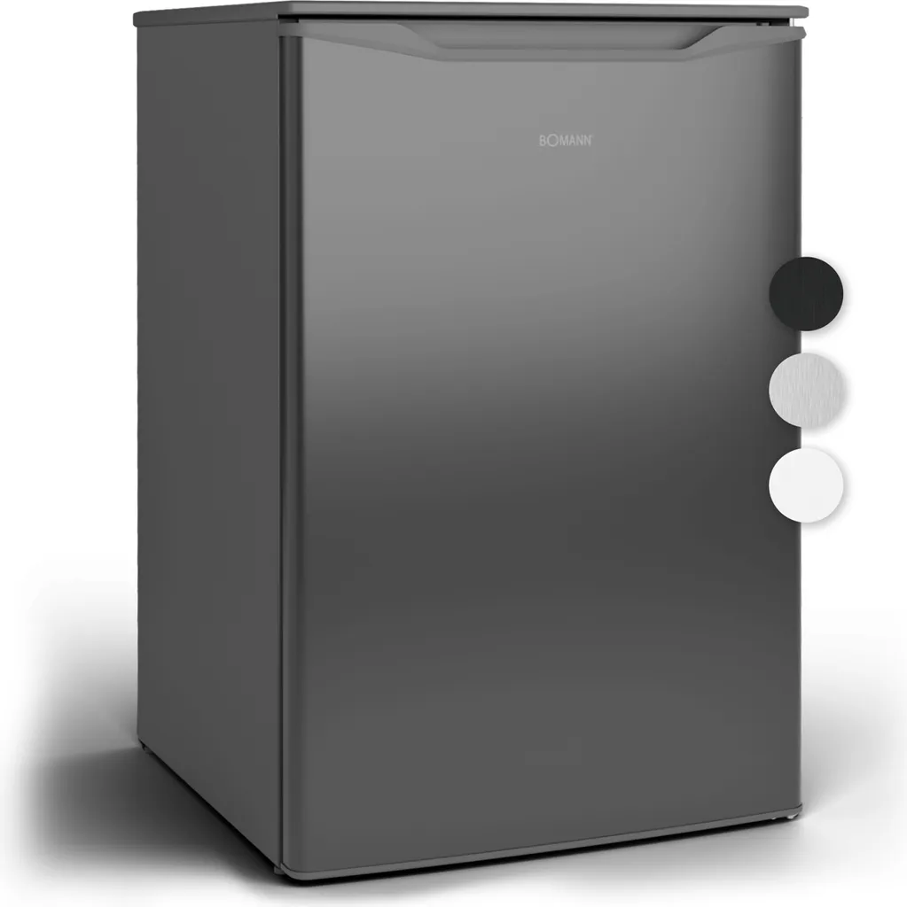 Bomann® 87L Freezer | Small freezer with a temperature range of ≤ -18°C | 3 drawers | Reversible door hinge | GS 7253 stainless steel
