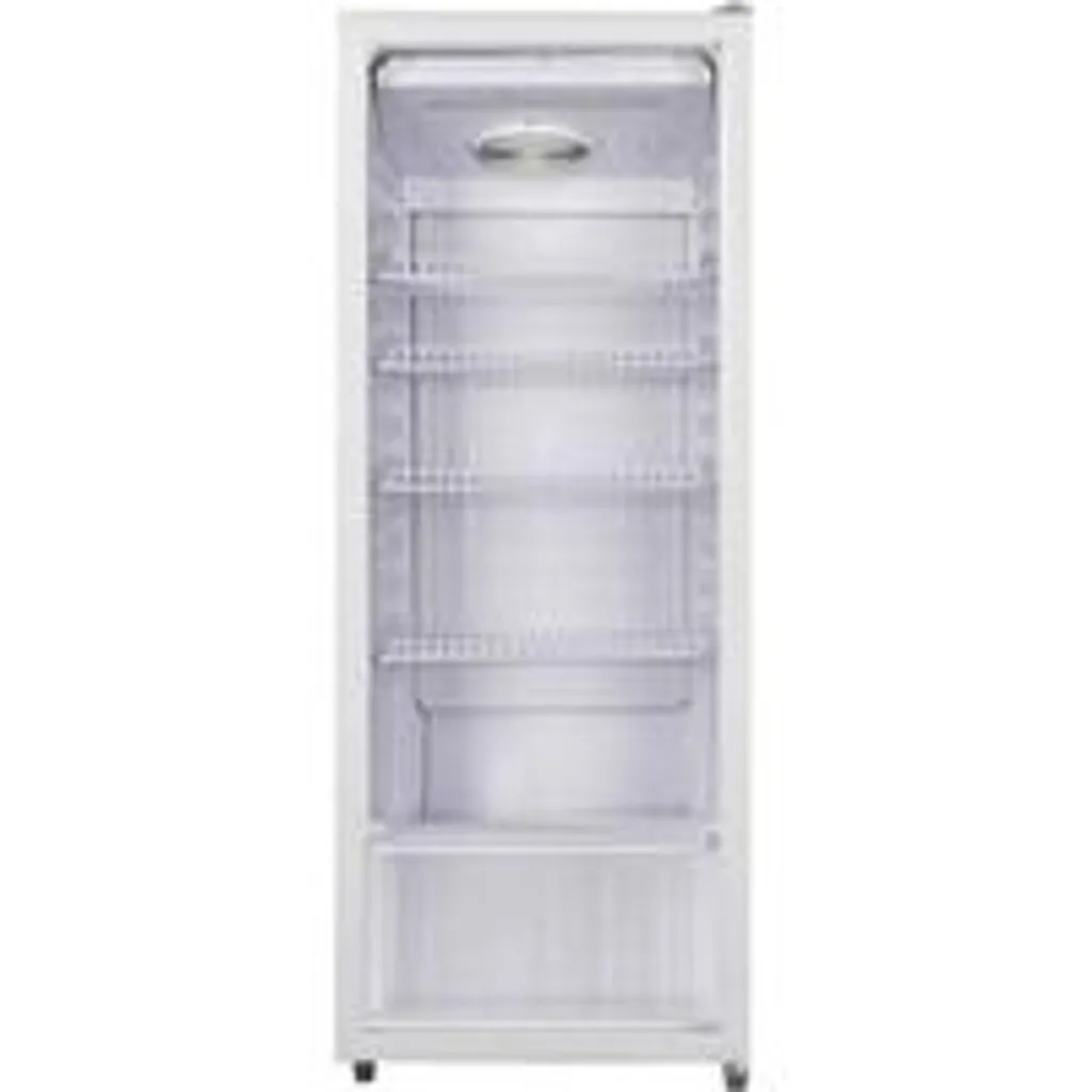 Bomann® Glass Door Refrigerator | 143cm | Beverage Refrigerator 2-12°C | MultiAirflow | Reversible Door Hinge | KSG 7292 White