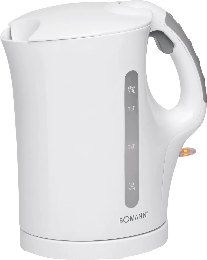 Bomann® Kettle | 1.7 L Kettle with Automatic & Manual Shut-Off | Removable Limescale Filter | Max. 2200 Watts | WK 6079 CB White